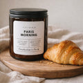 PARIS MORNING - Coconut-Soy Candle | Warm Spice & Café Air