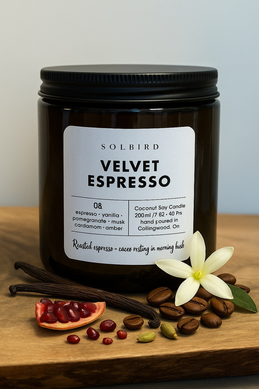Velvet Espresso — Coconut Soy Candle
