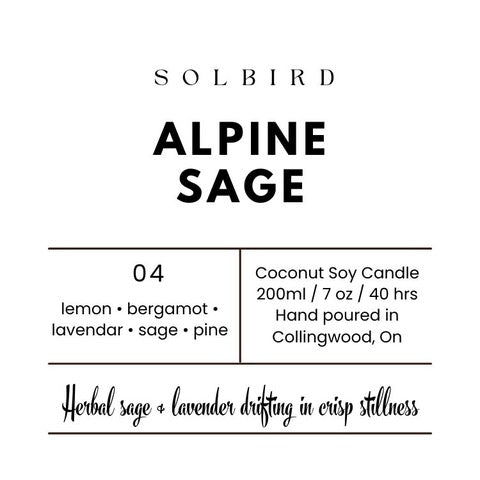 Alpine Sage — Coconut Soy Candle