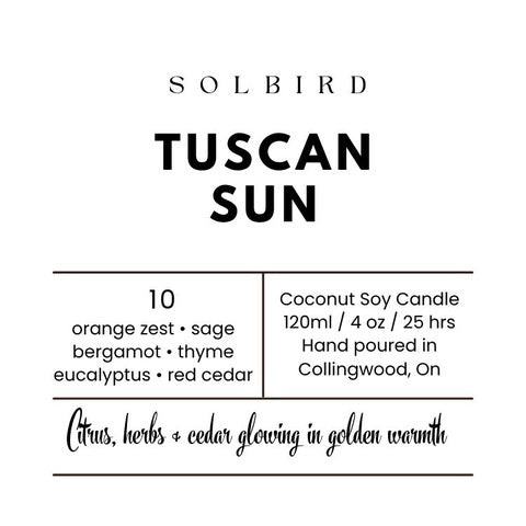 Tuscan Sun — Coconut Soy Candle