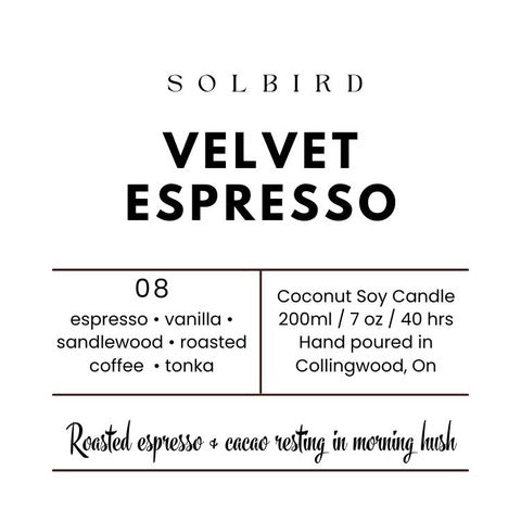 Velvet Espresso — Coconut Soy Candle